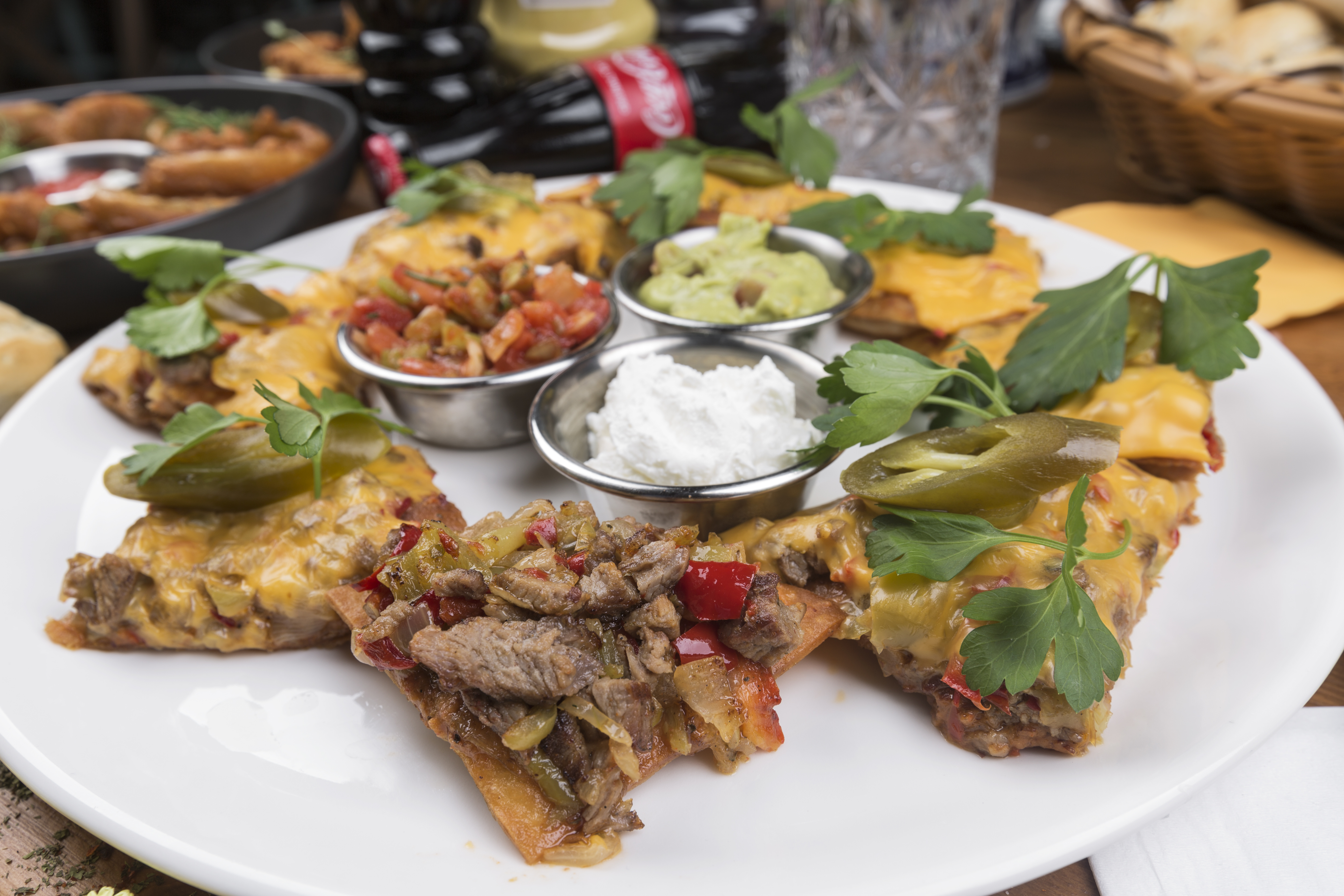 Meat nachos