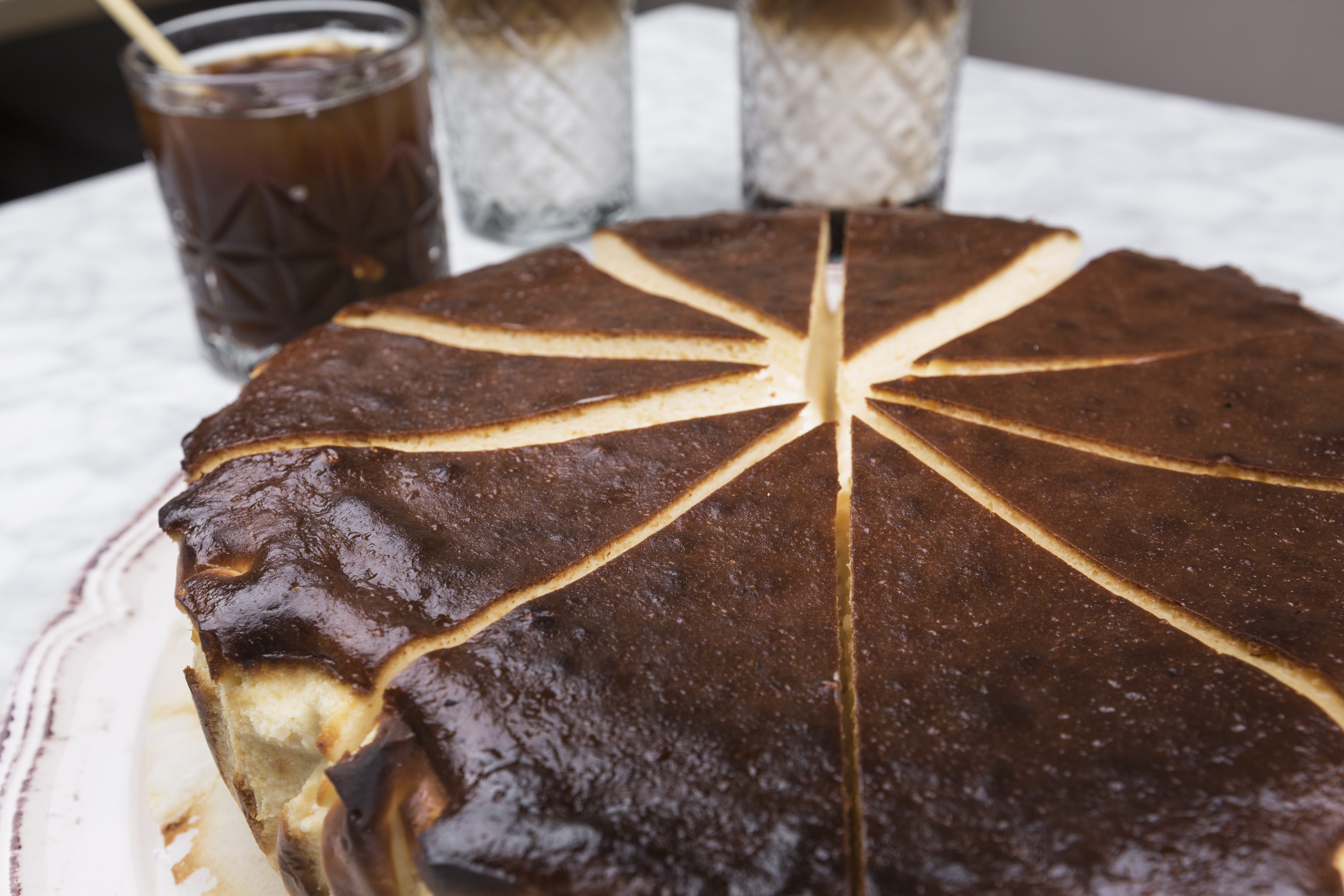 San Sebastian cheesecake