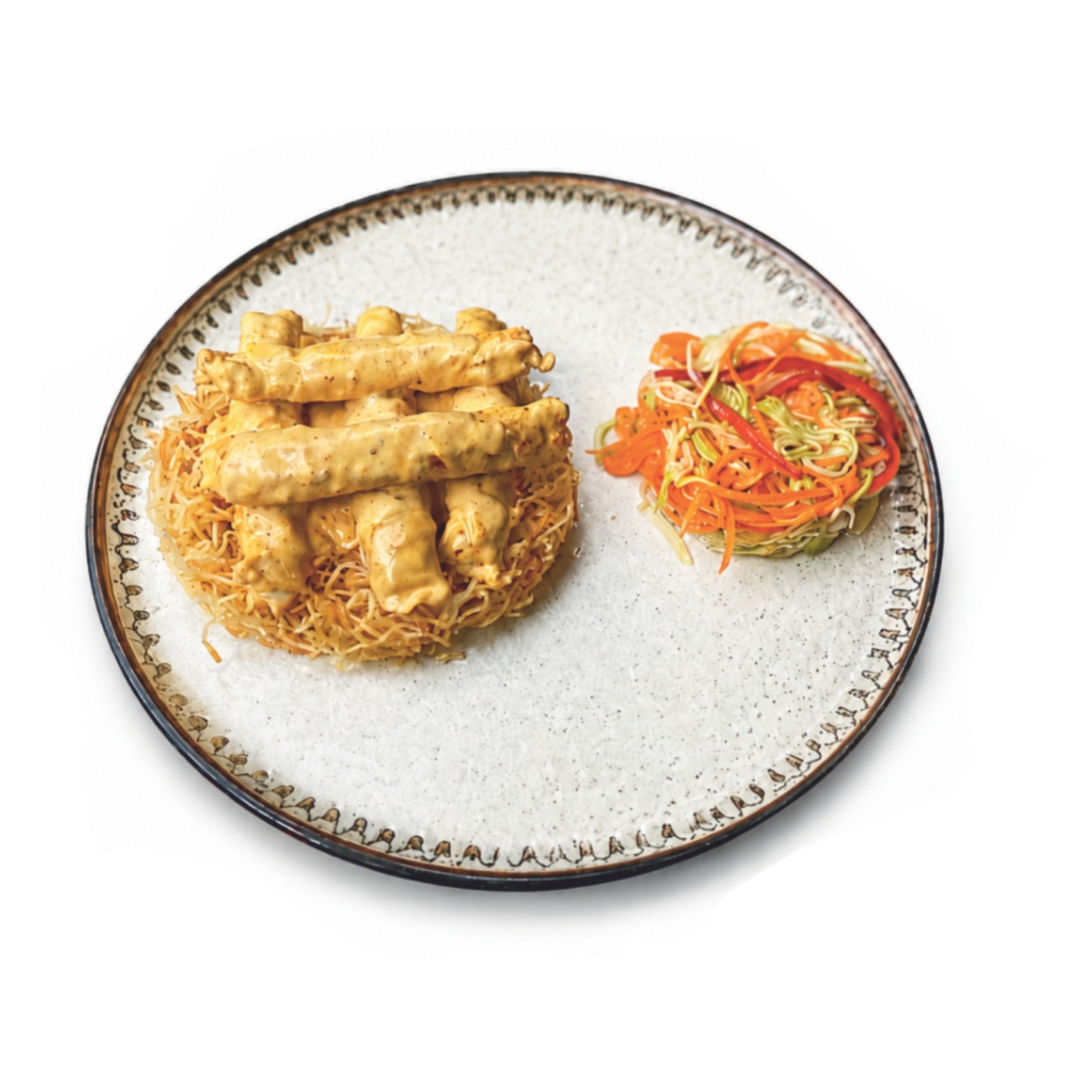 Chicken Sarma with Mustard Sauce