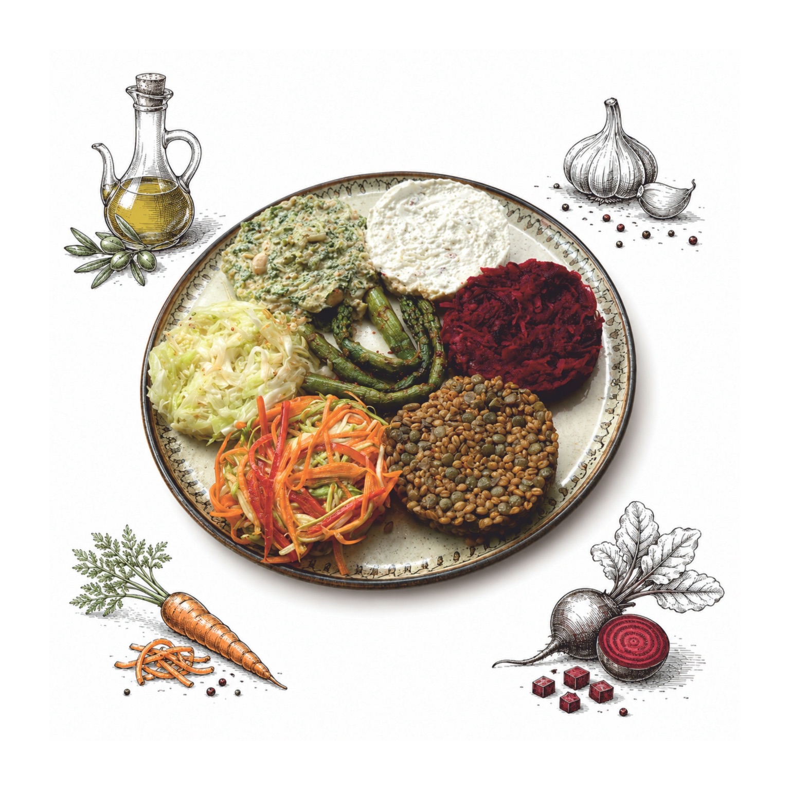 Artichoke Vinegar-Marinated Vegetables