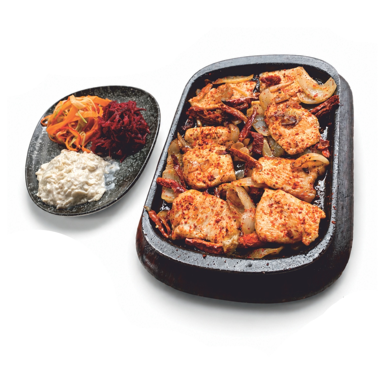 Chicken lokum in butter