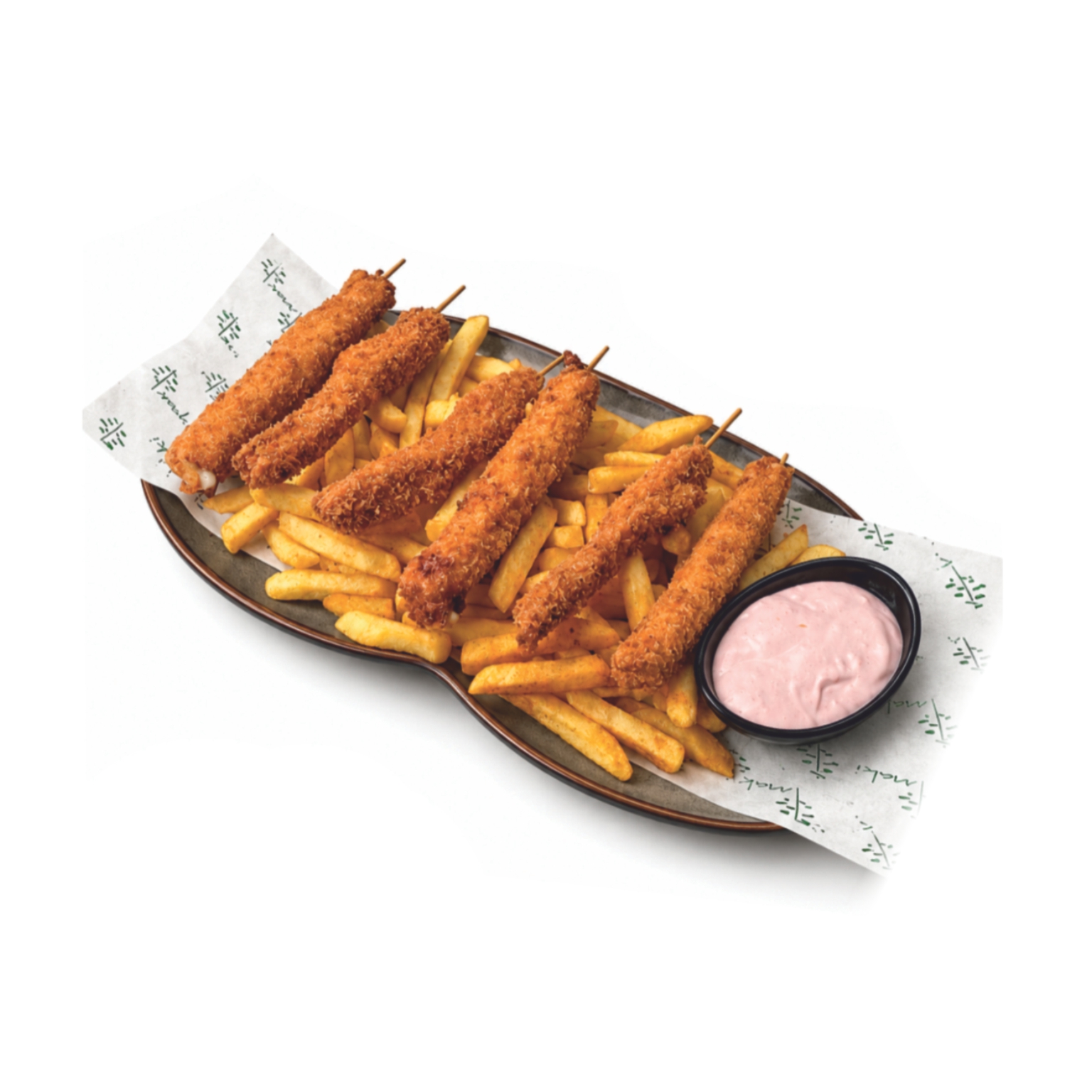 Crispy beer platter