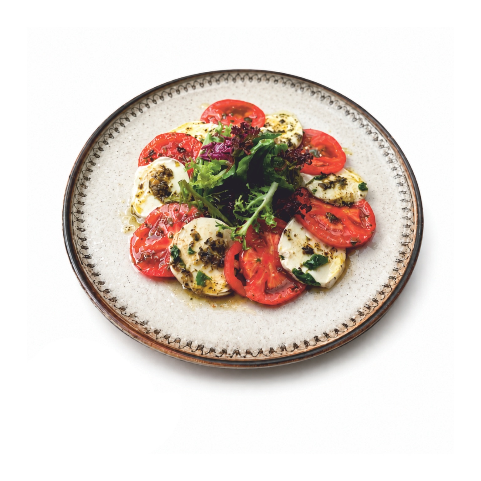 Tomato with mozzarella