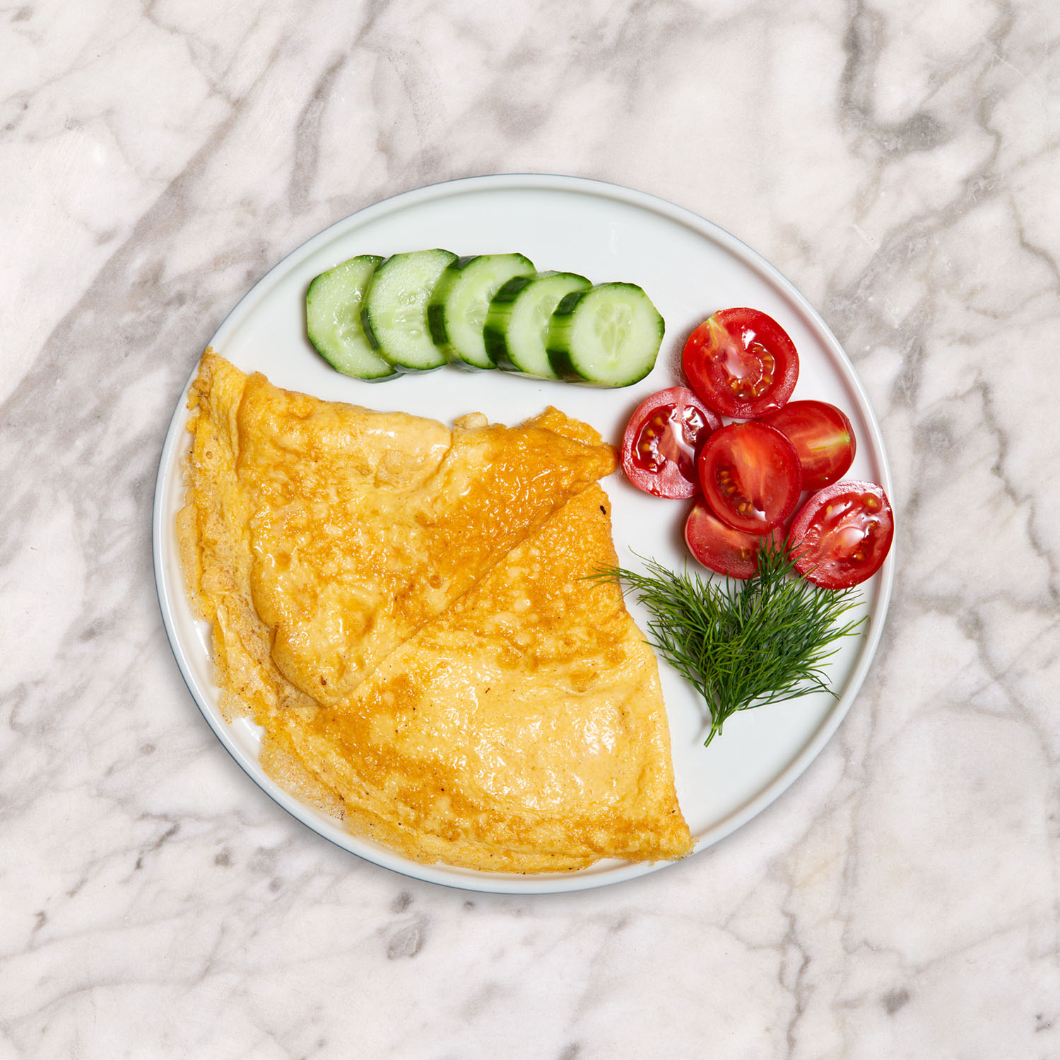 Omelette varieties – kaşar cheese