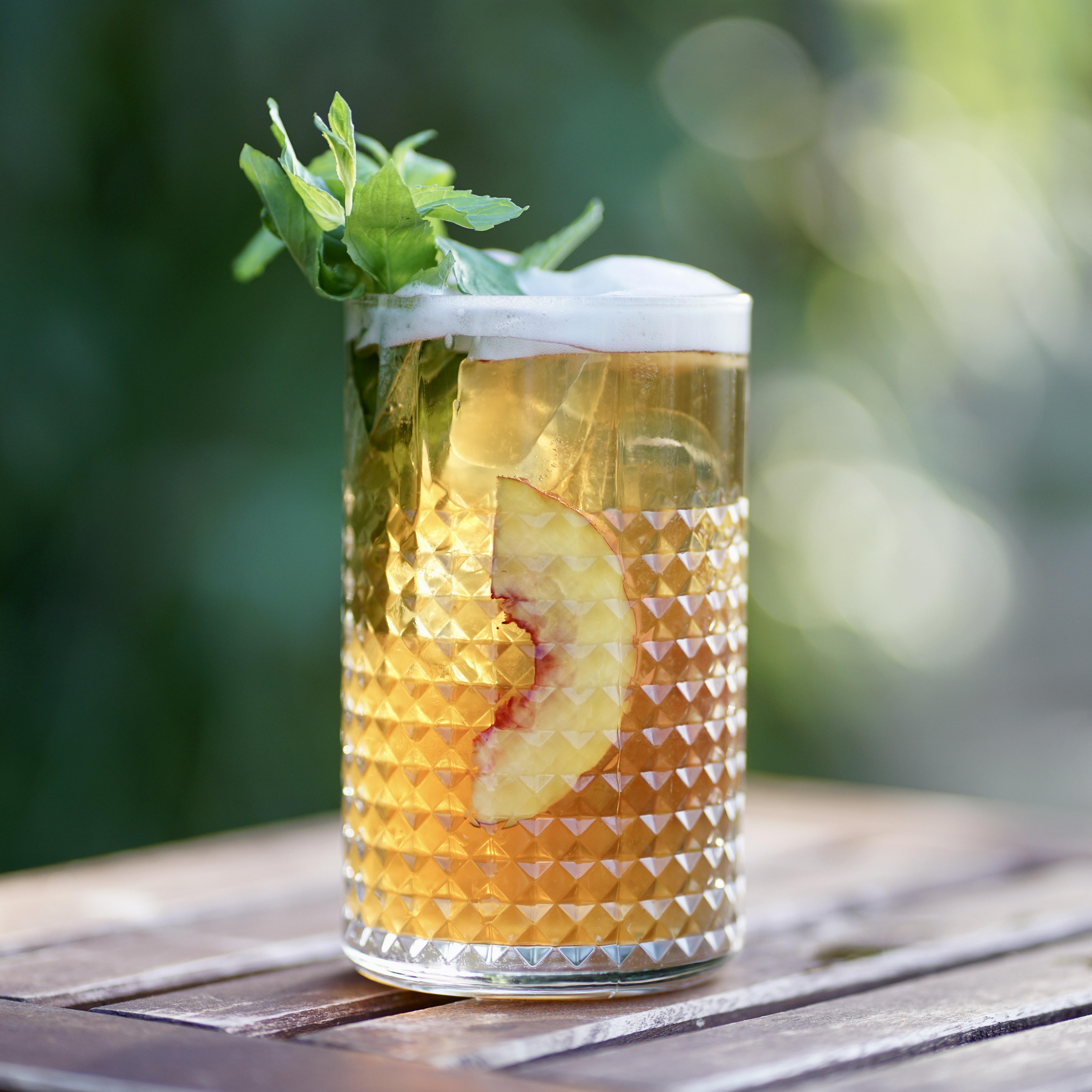 Homemade Peach Iced Tea