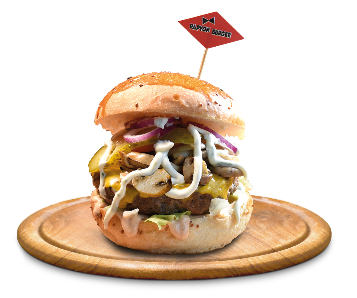 Mushroom Burger 110 g + unlimited fries