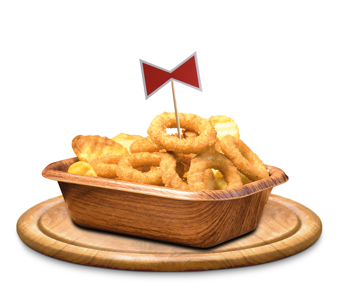 Ready-made 8-piece onion rings