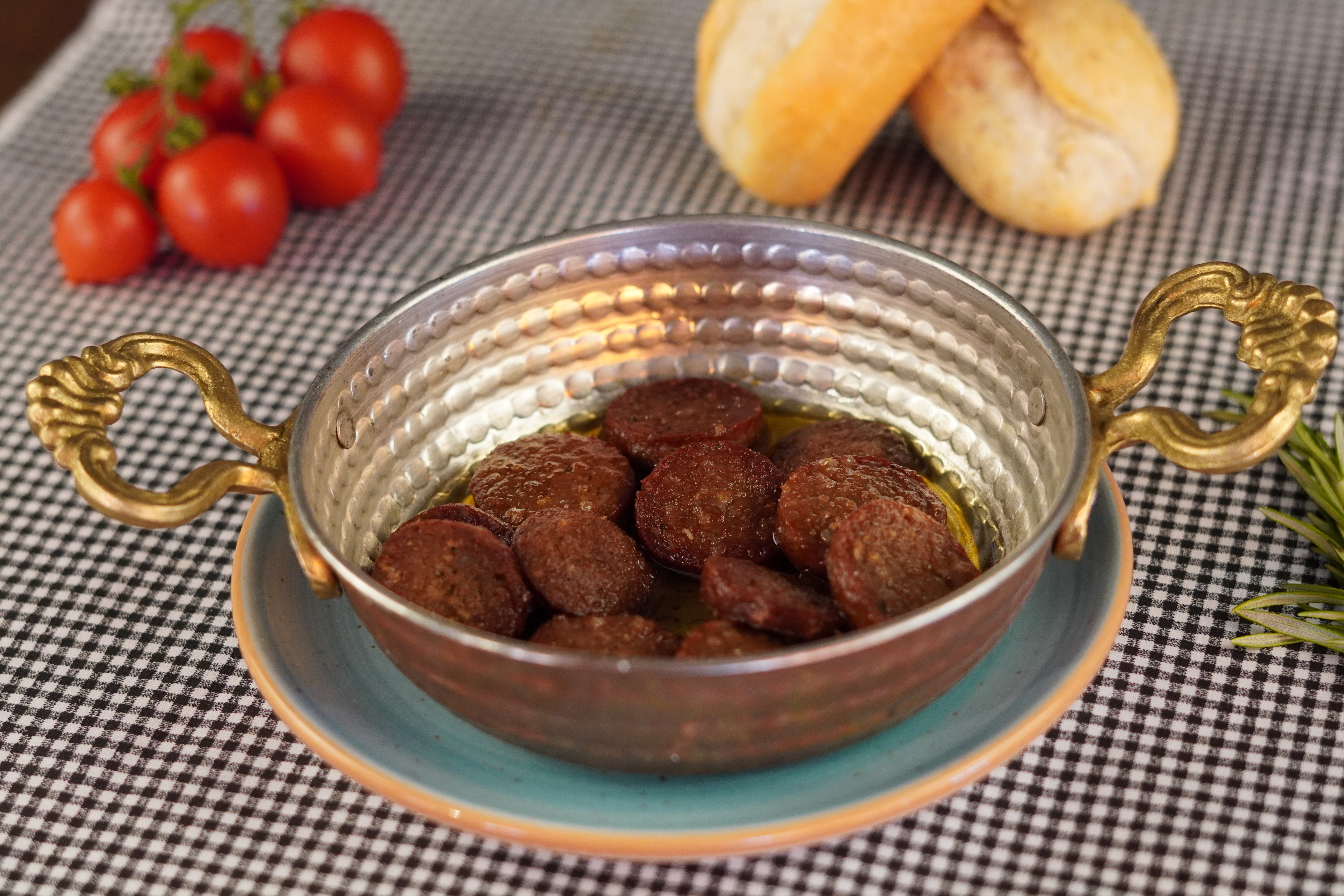 Plain Beef Sucuk, Pan-Fried