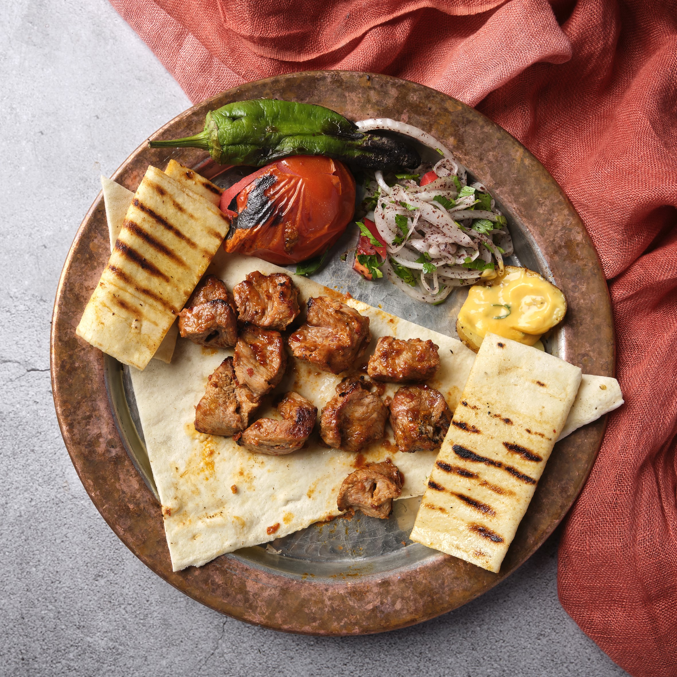 Lamb shish kebab