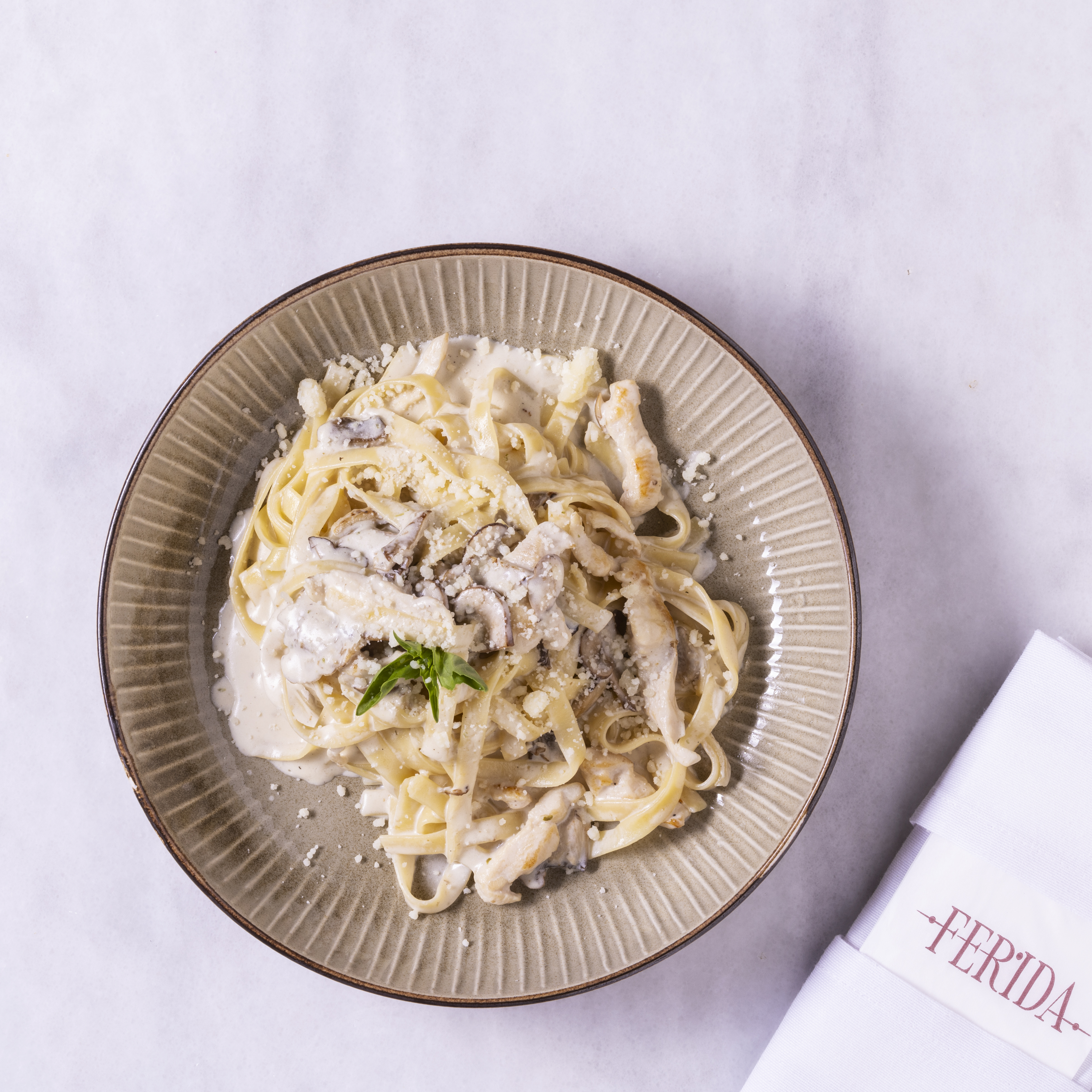 Chicken and Mushroom Tagliatelle